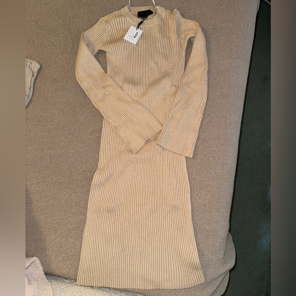 NWT Hatch The Lydia Sweater Dress in Sable, Sz 0 - Picture 2 of 13